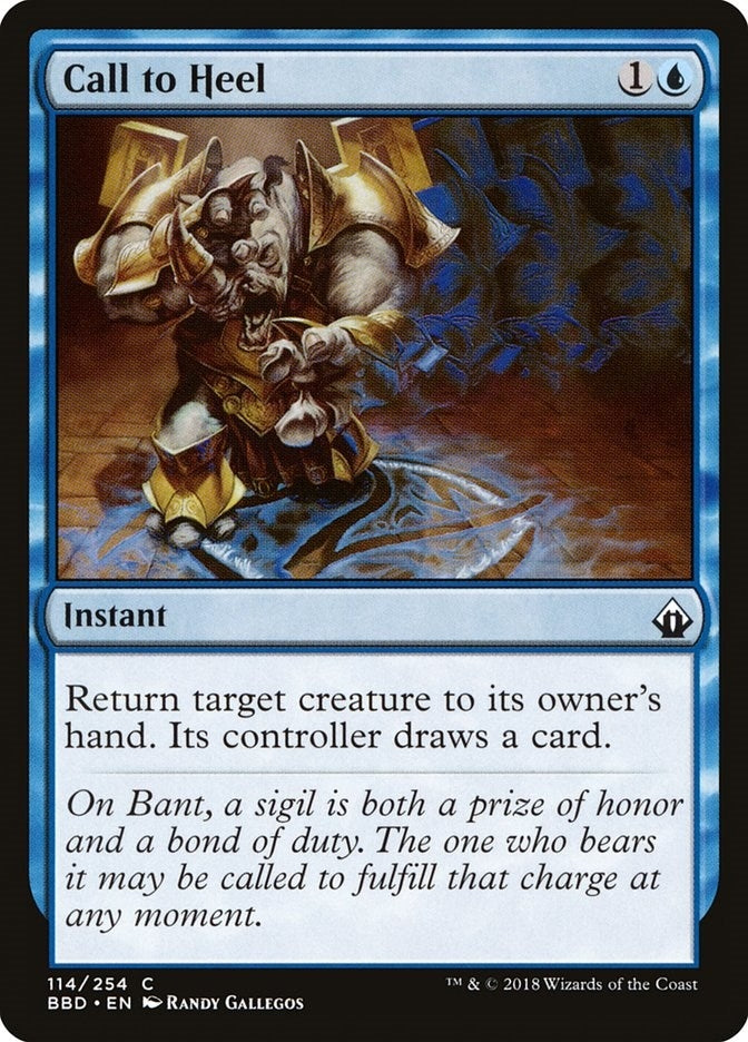 Image for Call to Heel (114) (BBD) - Magic: The Gathering