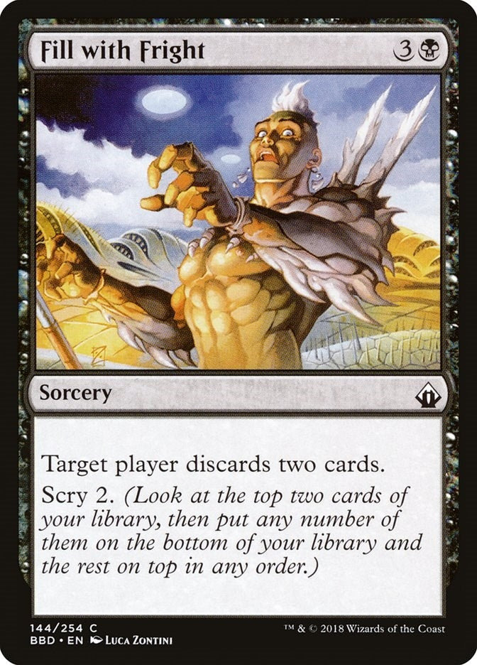Image for Fill with Fright (144) (BBD) - Magic: The Gathering