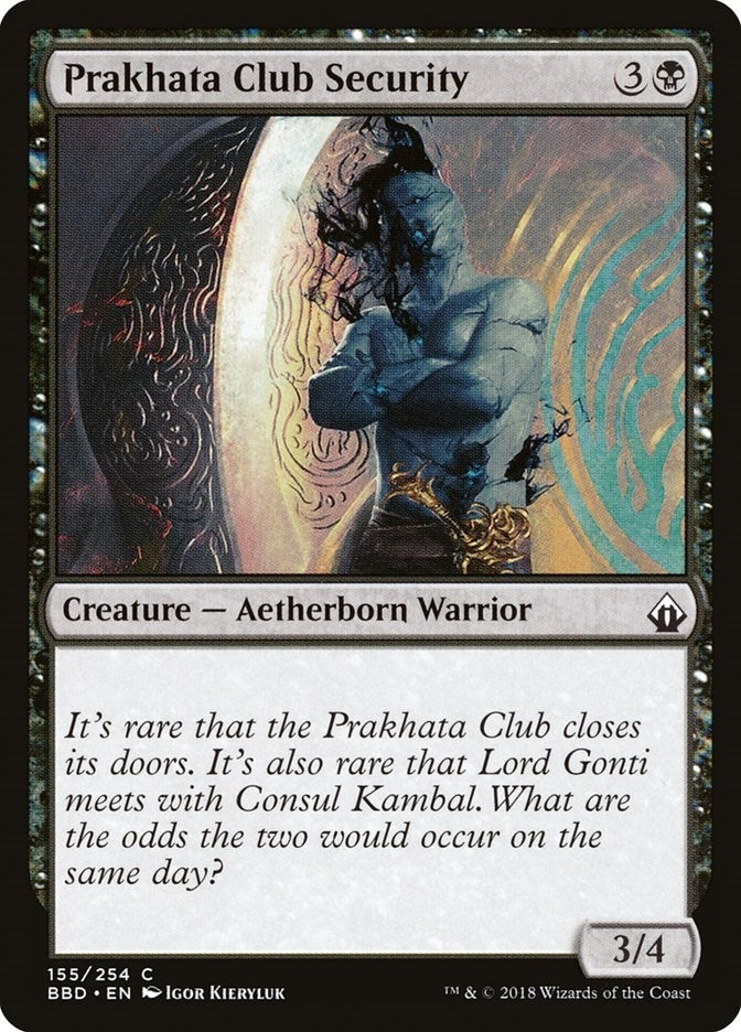 Image for Prakhata Club Security (155) (BBD) - Magic: The Gathering