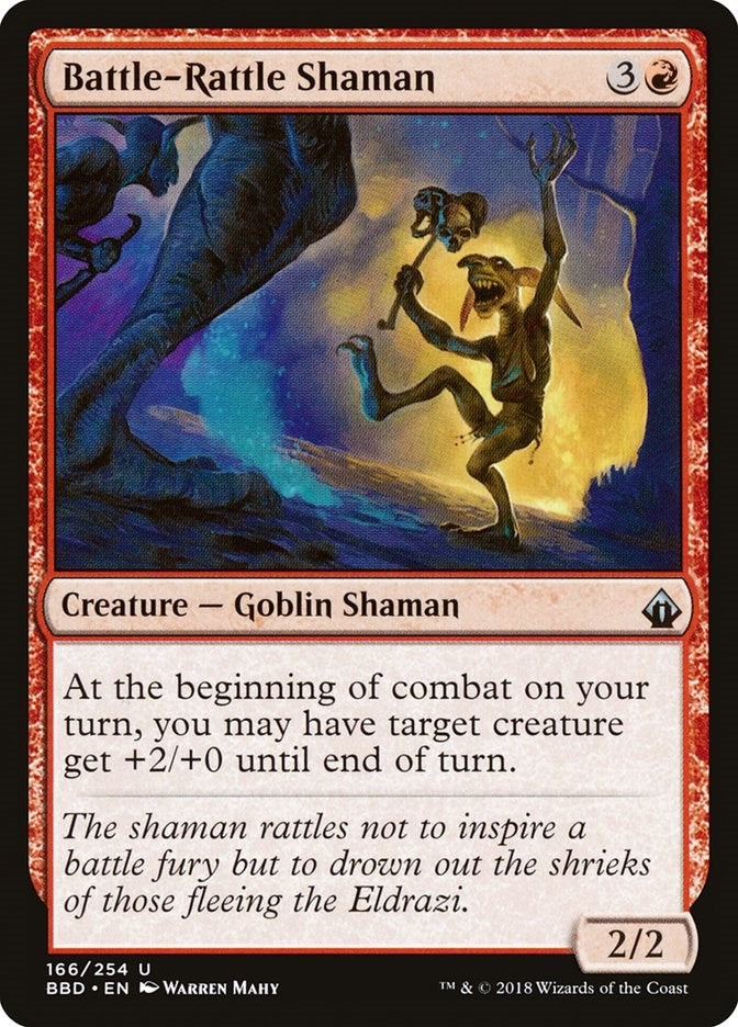 Image for Battle-Rattle Shaman (166) (BBD) - Magic: The Gathering