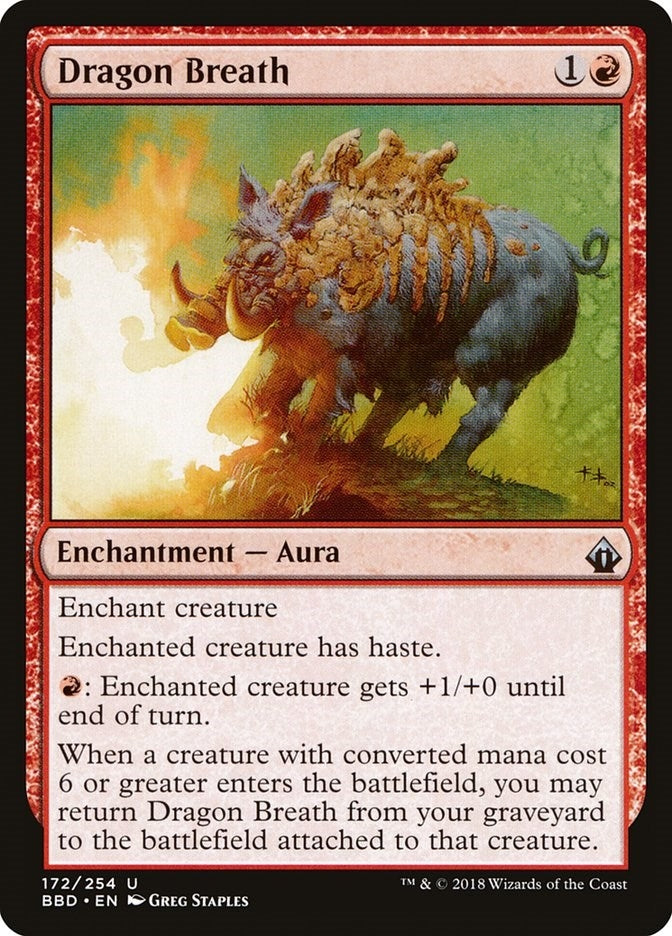 Image for Dragon Breath (172) - Magic: The Gathering