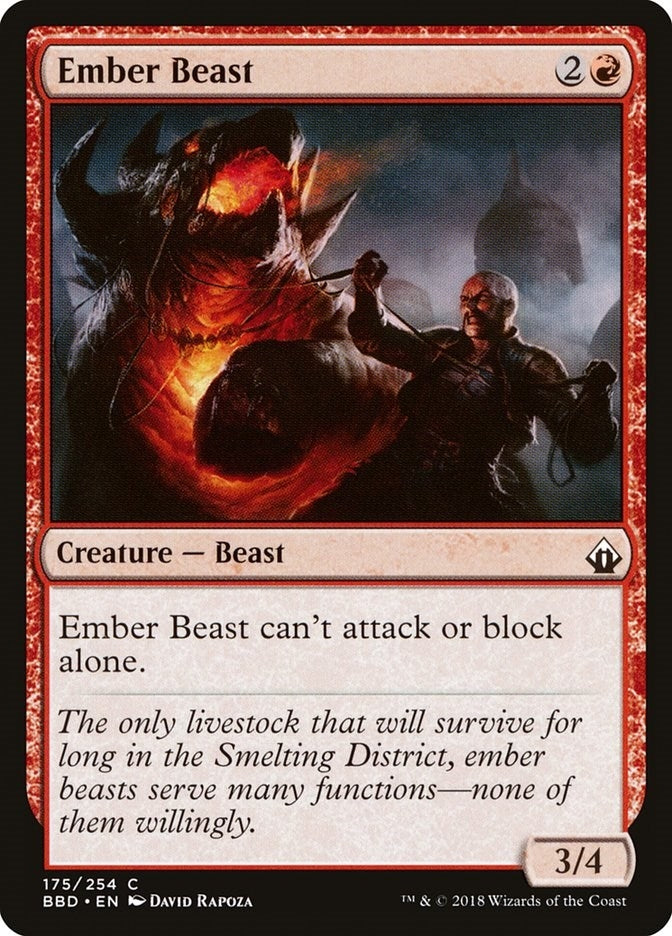 Image for Ember Beast (175) - Magic: The Gathering