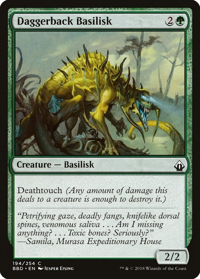 Image for Daggerback Basilisk (194) - Magic: The Gathering