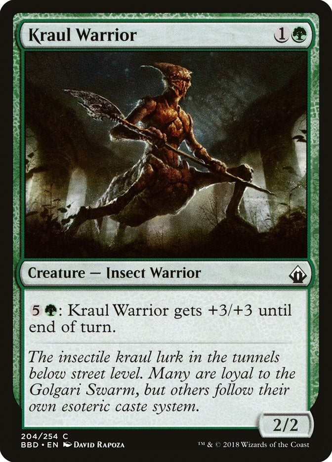 Image for Kraul Warrior (204) - Magic: The Gathering
