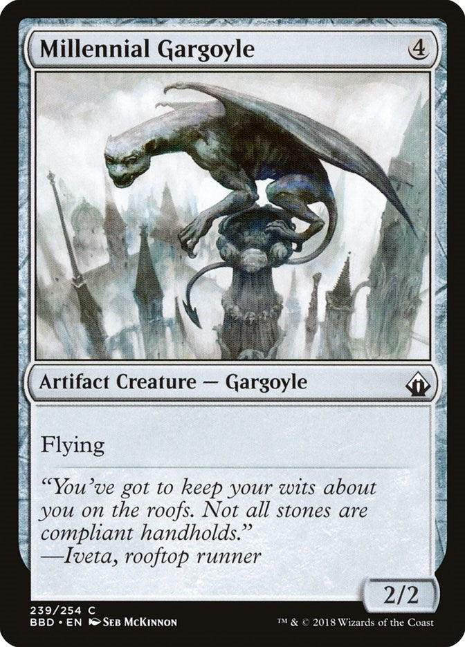Image for Millennial Gargoyle (239) (BBD) - Magic: The Gathering