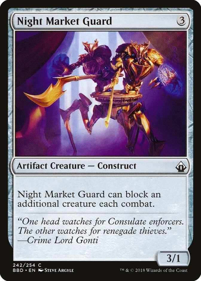 Image for Night Market Guard (242) (BBD) - Magic: The Gathering