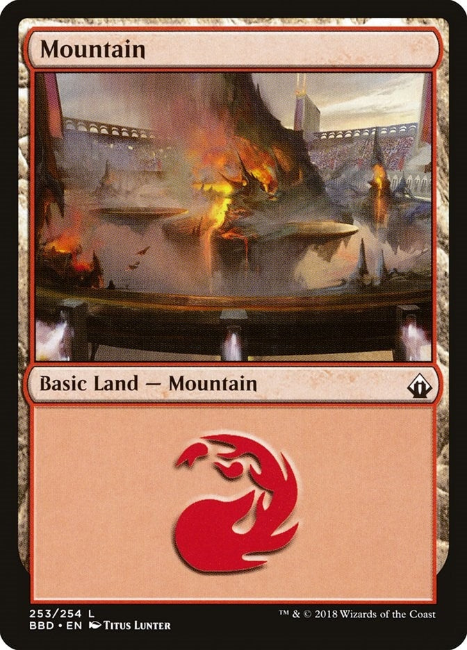Image for Mountain (253) - Magic: The Gathering