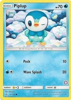 Image for Piplup (11) (32/156) (SMK2) - Pokemon