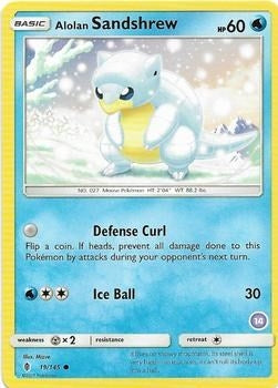 Image for Alolan Sandshrew (14) (19/145) (SMK2) - Pokemon