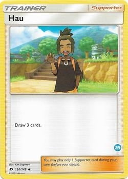 Image for Hau (23) (Alolan Ninetales Half-Deck) (120/149) (SMK2) - Pokemon