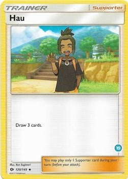 Image for Hau (19) (Alolan Ninetales Half-Deck) (120/149) (SMK2) - Pokemon