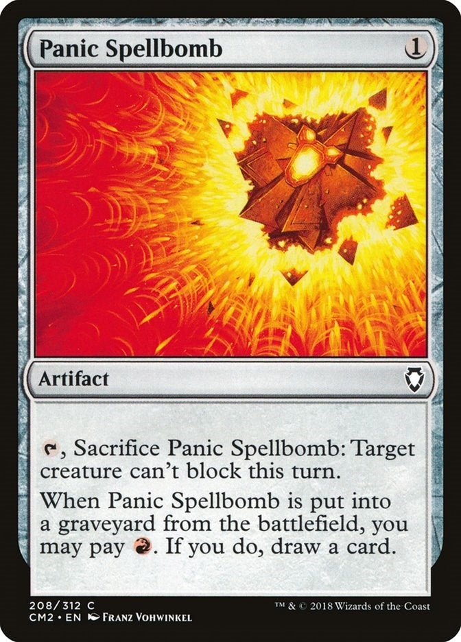 Image for Panic Spellbomb (208) - Magic: The Gathering