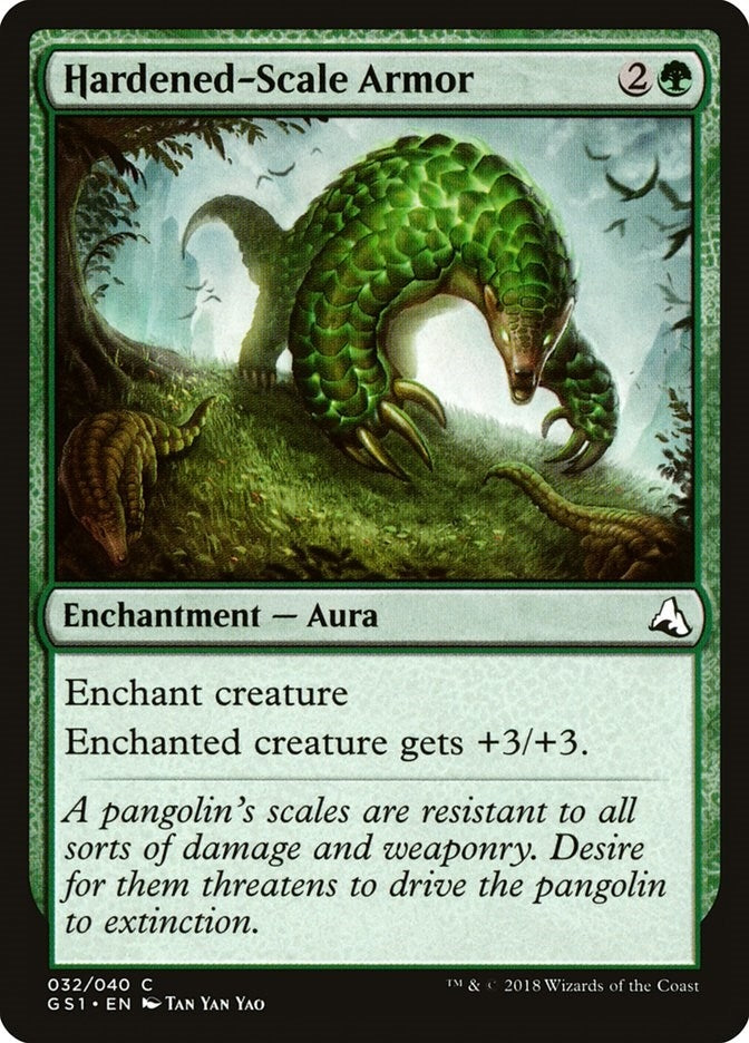 Image for Hardened-Scale Armor (32) - Magic: The Gathering