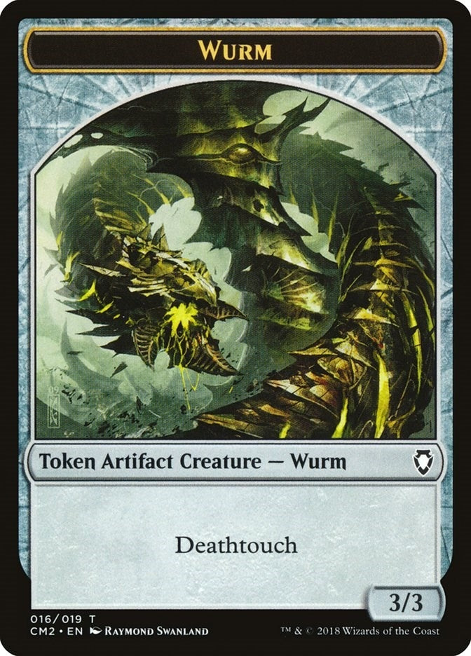 Image for Wurm Token (Deathtouch) (16) - Magic: The Gathering