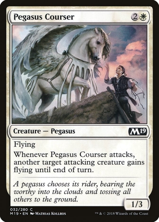 Image for Pegasus Courser (32) - Magic: The Gathering