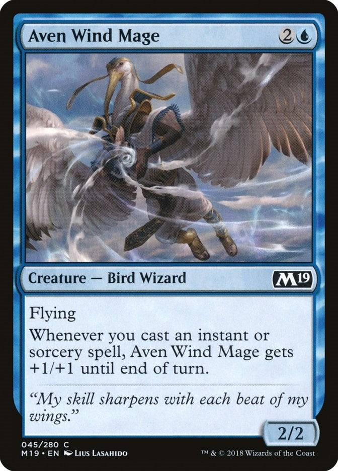 Image for Aven Wind Mage (45) - Magic: The Gathering