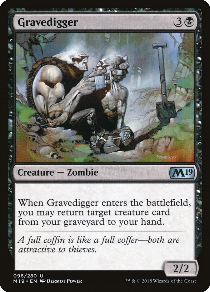Image for Gravedigger (98) - Magic: The Gathering