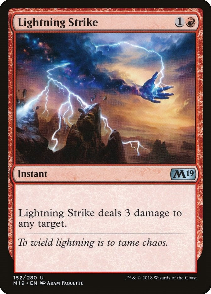 Image for Lightning Strike (152) - Magic: The Gathering