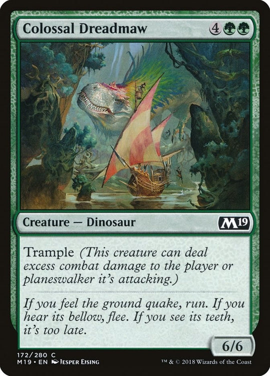 Image for Colossal Dreadmaw (172) (M19) - Magic: The Gathering