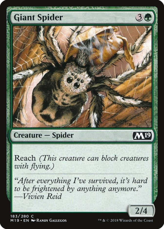 Image for Giant Spider (183) - Magic: The Gathering
