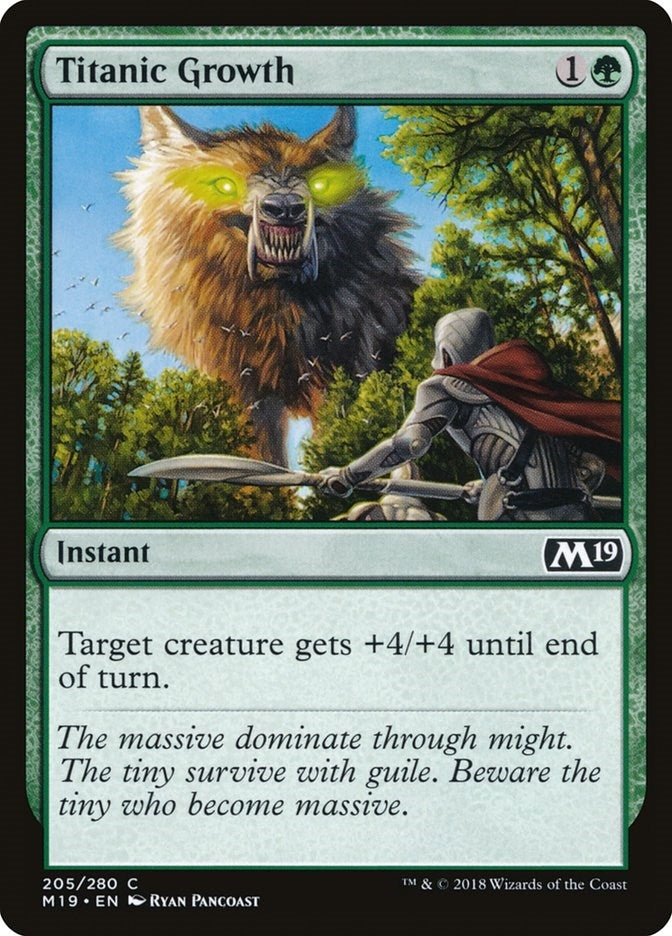 Image for Titanic Growth (205) - Magic: The Gathering