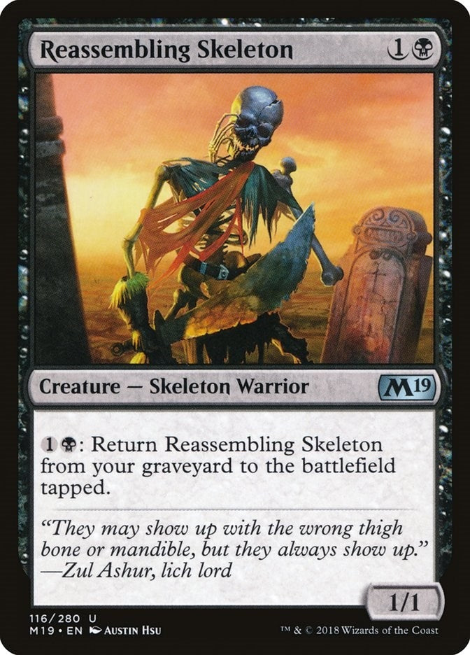 Image for Reassembling Skeleton (116) - Magic: The Gathering