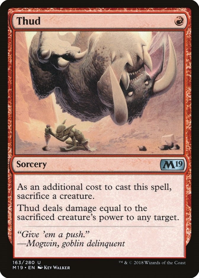 Image for Thud (163) - Magic: The Gathering
