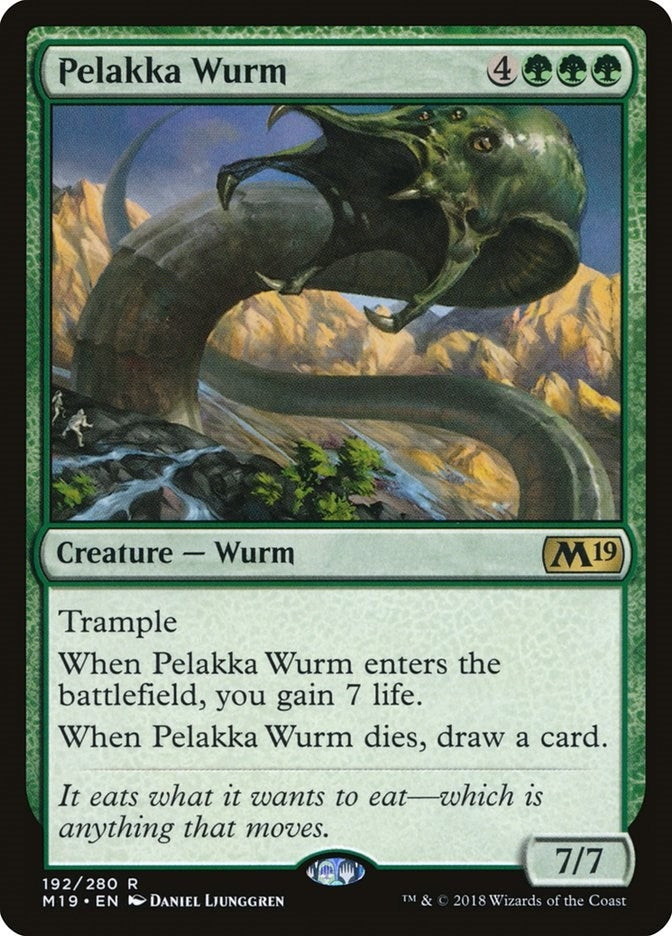 Image for Pelakka Wurm (192) - Magic: The Gathering