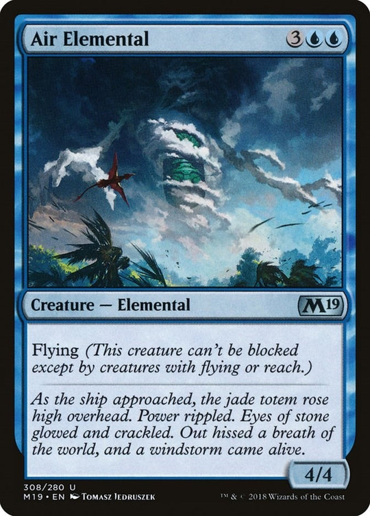 Image for Air Elemental (308) (M19) - Magic: The Gathering