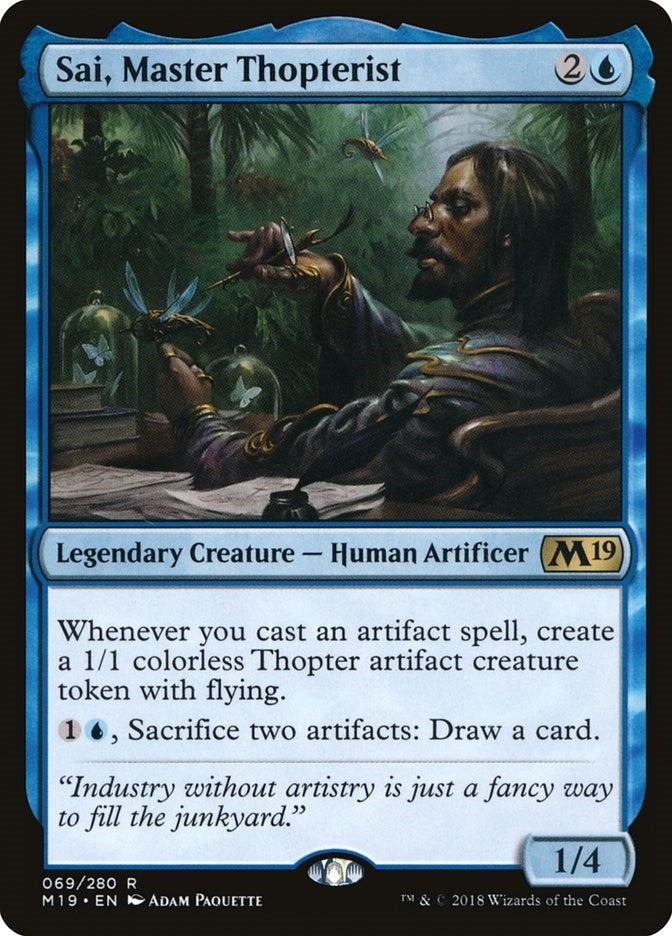 Image for Sai, Master Thopterist (69) - Magic: The Gathering
