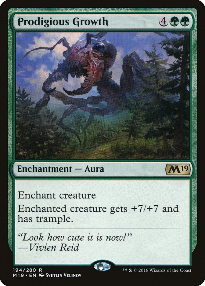 Image for Prodigious Growth (194) - Magic: The Gathering