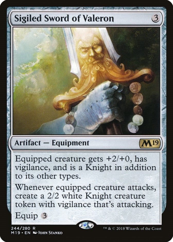 Image for Sigiled Sword of Valeron (244) - Magic: The Gathering