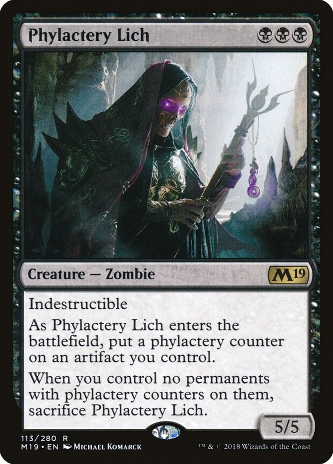 Image for Phylactery Lich (113) - Magic: The Gathering
