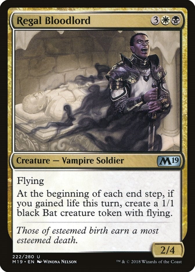 Image for Regal Bloodlord (222) - Magic: The Gathering