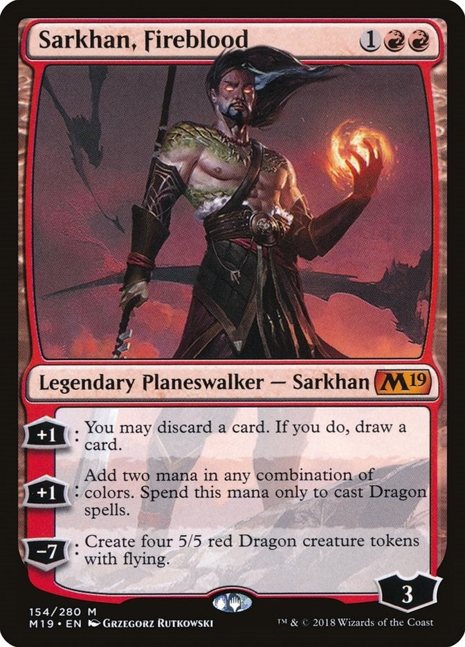 Image for Sarkhan, Fireblood (154) - Magic: The Gathering