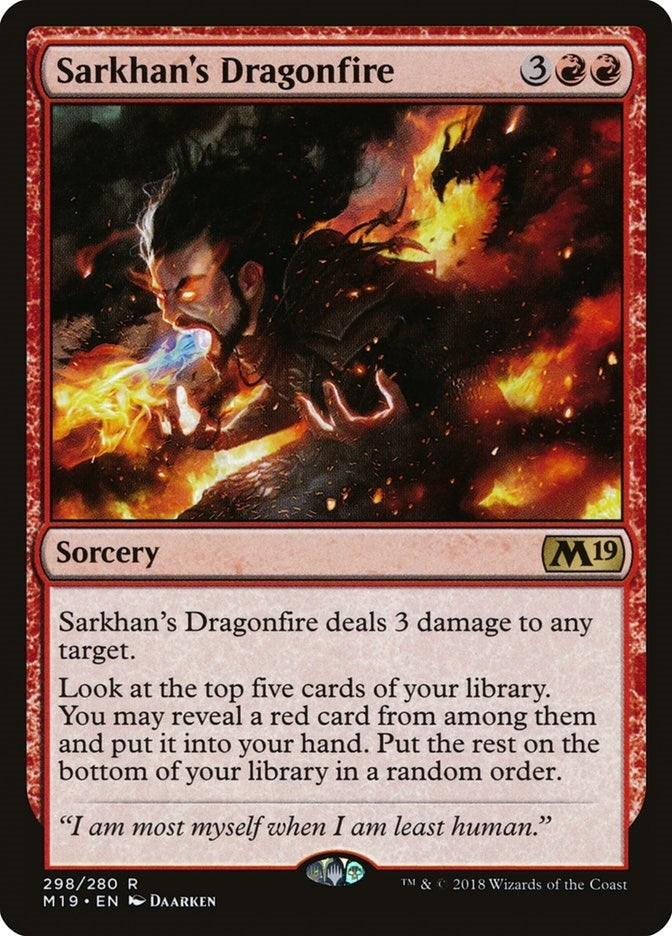 Image for Sarkhan's Dragonfire (298) - Magic: The Gathering