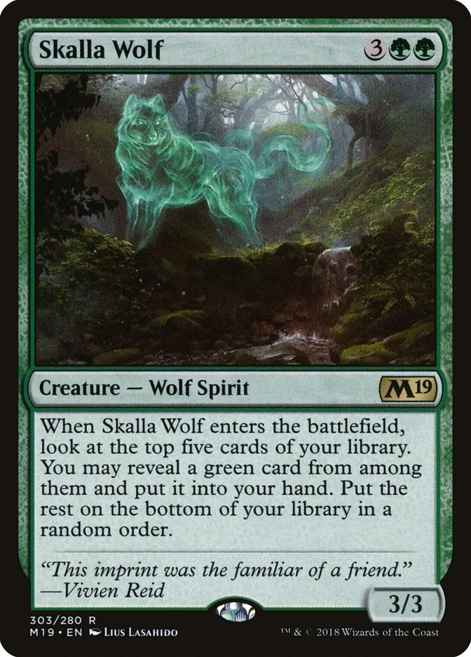 Image for Skalla Wolf (303) - Magic: The Gathering
