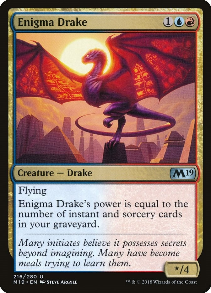 Image for Enigma Drake (216) - Magic: The Gathering