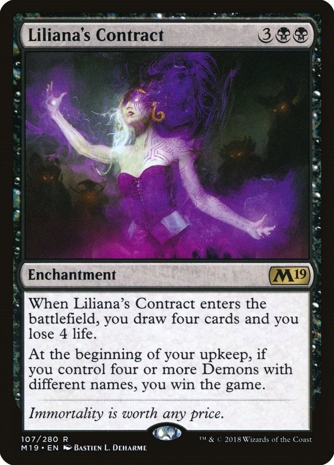 Image for Liliana's Contract (107) - Magic: The Gathering