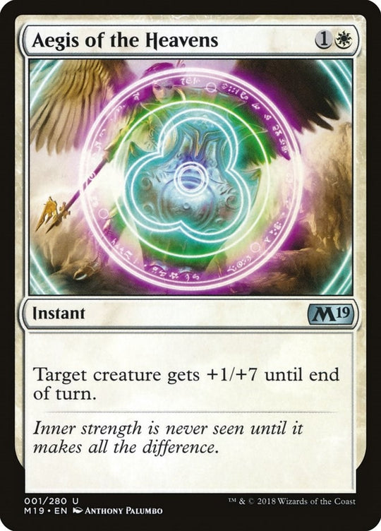 Image for Aegis of the Heavens (1) (M19) - Magic: The Gathering