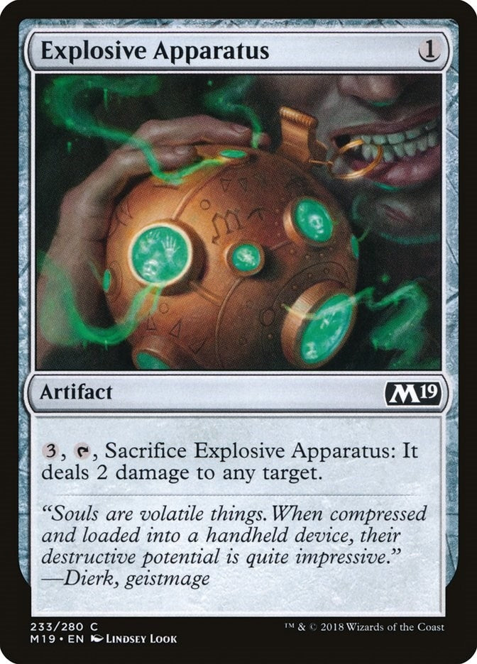 Image for Explosive Apparatus (233) - Magic: The Gathering