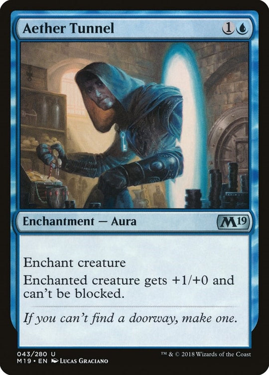 Image for Aether Tunnel (43) (M19) - Magic: The Gathering