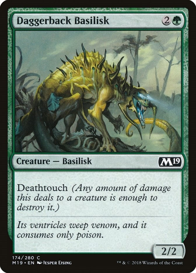 Image for Daggerback Basilisk (174) - Magic: The Gathering