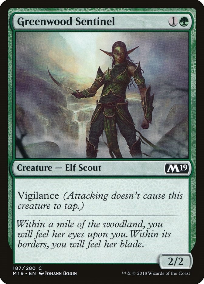 Image for Greenwood Sentinel (187) - Magic: The Gathering