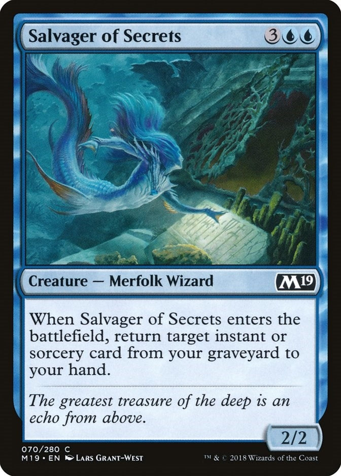 Image for Salvager of Secrets (70) - Magic: The Gathering