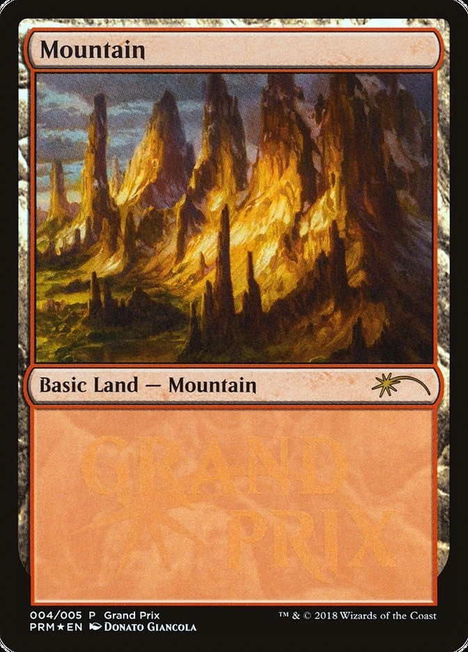 Image for Mountain (4) - Magic: The Gathering
