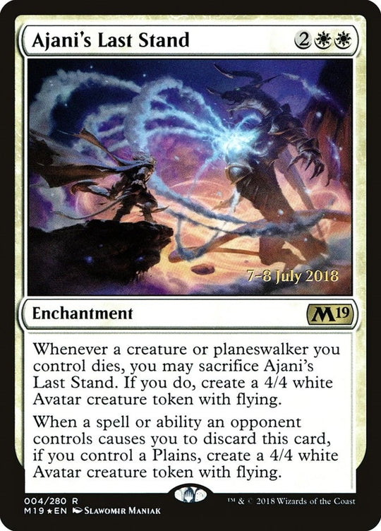 Image for Ajani's Last Stand (4) (PRE) - Magic: The Gathering