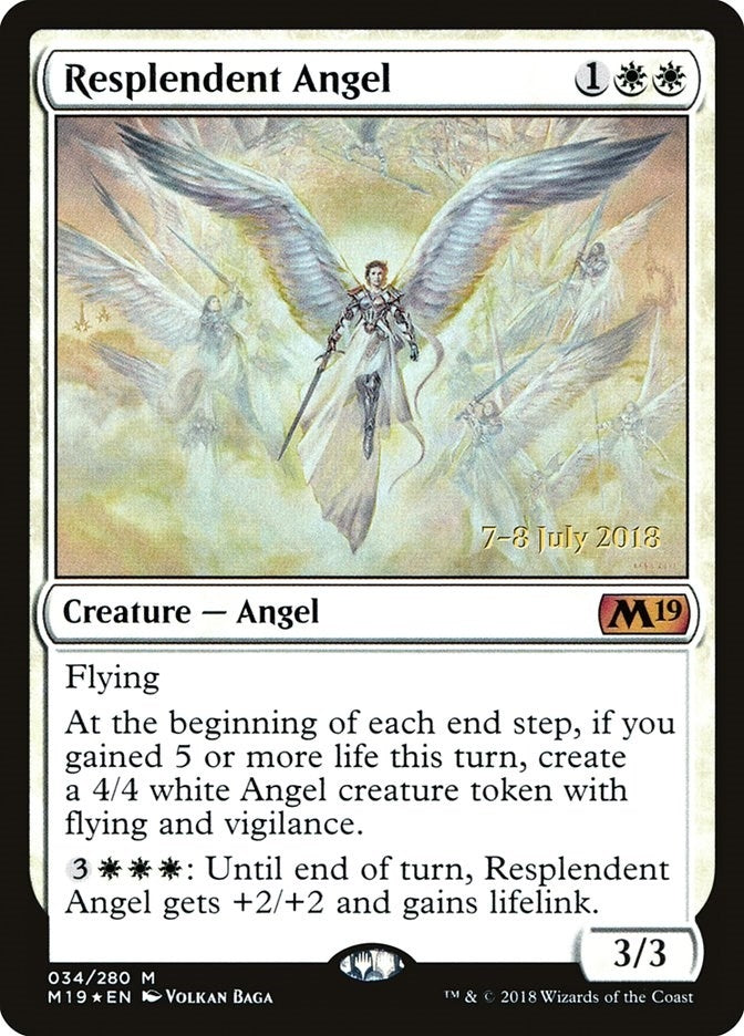 Image for Resplendent Angel (M19) (34) - Magic: The Gathering