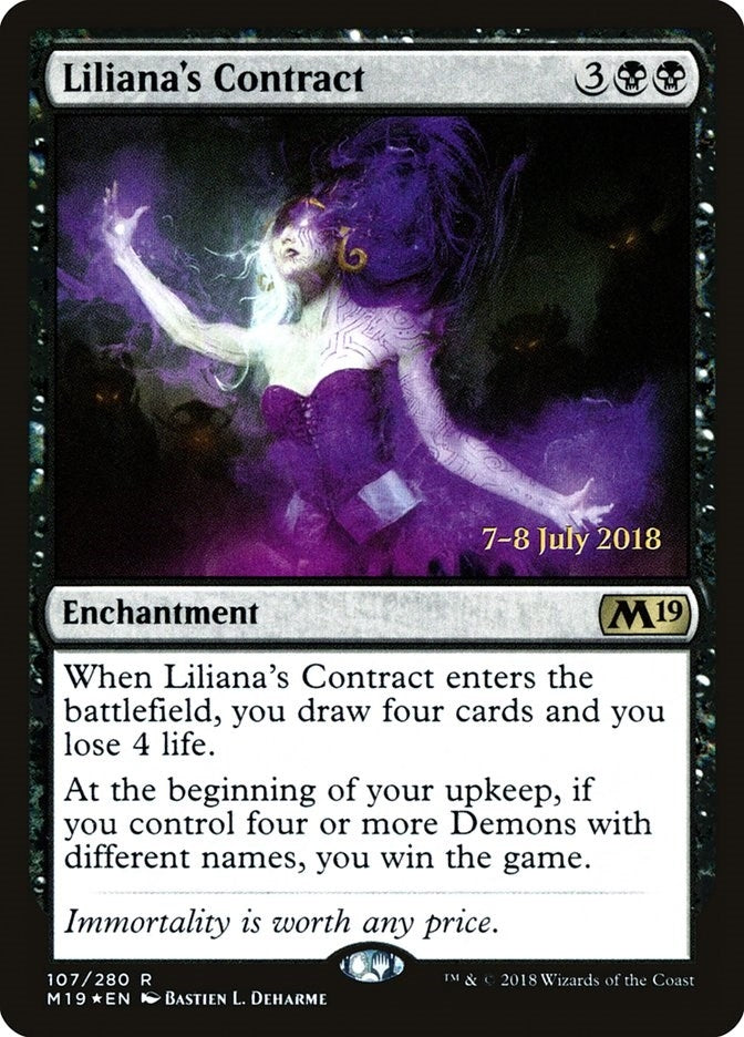 Image for Liliana's Contract (107) - Magic: The Gathering