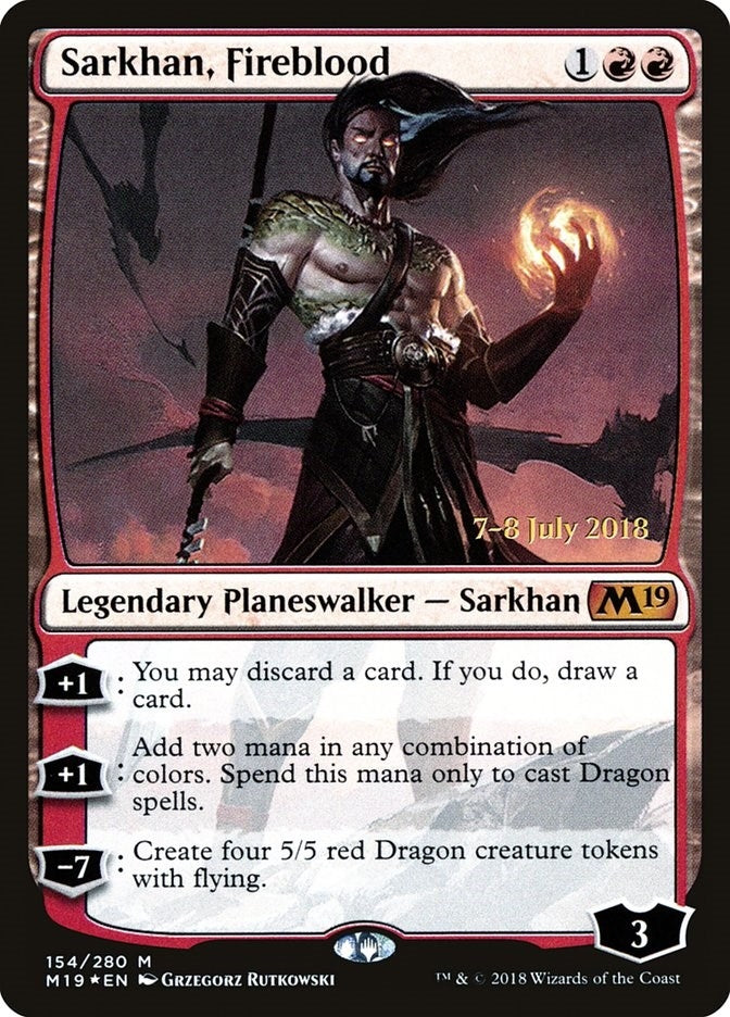 Image for Sarkhan, Fireblood (154) - Magic: The Gathering